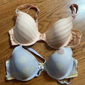 2 Maidenform Bras 34B